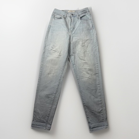Levi's Denim - Levi's High Waisted Taper Jeans Women's 25 Light Wash Denim Classic - Flaws